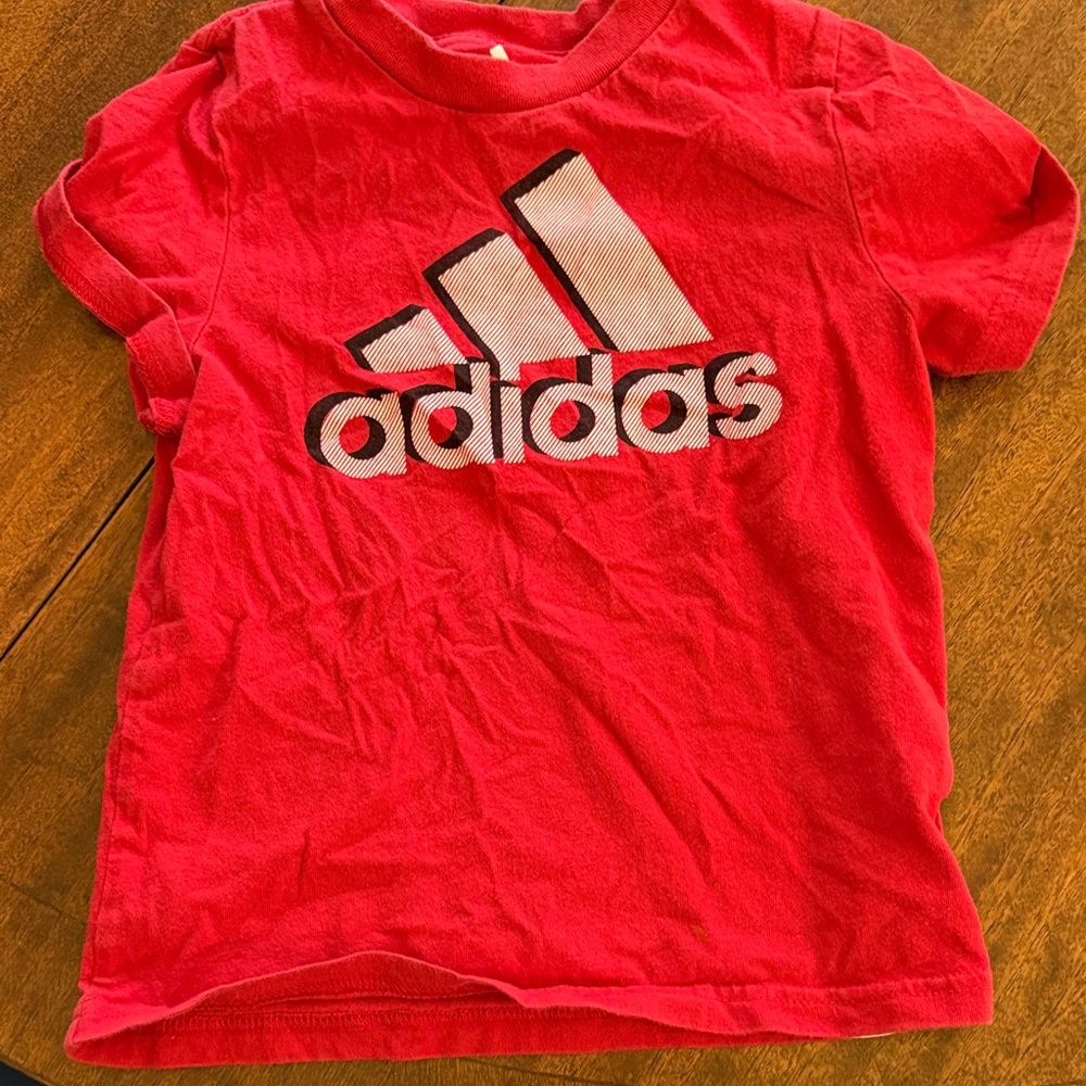 Adidas Kids Bold Red Tee